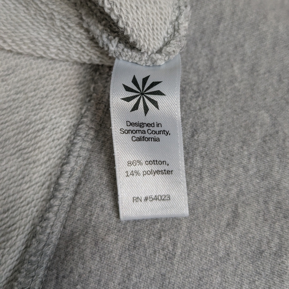 Athleta Cityscape Crewneck Grey Side Zipper Sweatshirt XS - Picture 5 of 6